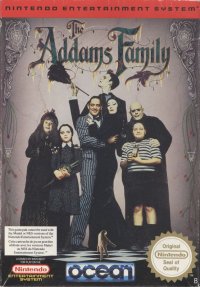 Addams Family PAL Sega Game Gear PAL box art